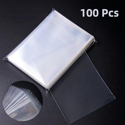 Image of Clear PP Cards Sleeves,100pcs 64.5x89.5mm,Perfect Protect for Pokemon Cards and Standard Sized TCG Trading Cards,.