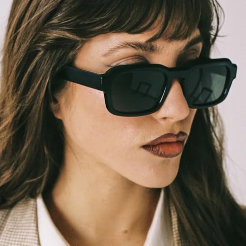 SORVINO Trendy Square Sunglasses for Women Men Thick Frame Simple Designer Style Rectangle Shades2