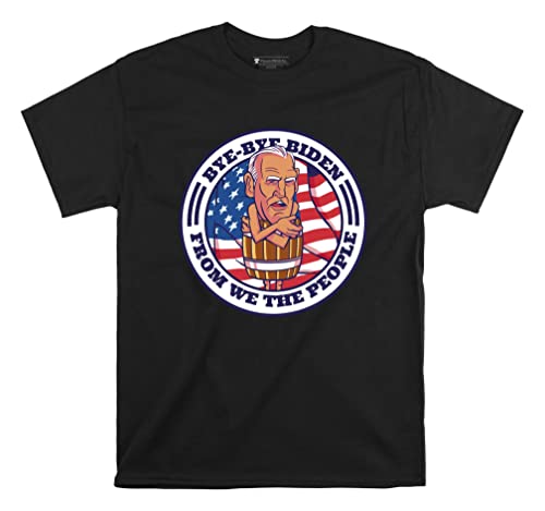 T-shirt Parody Bye Biden noir XXL idéal pour vos sorties urbaines amicales