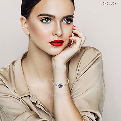 925 Sterling Silver Charms for Bracelets Necklaces 5A Cubic Zirconia Beads Charms Dangle Pendant,Jewelry Beads Gifts for Women4