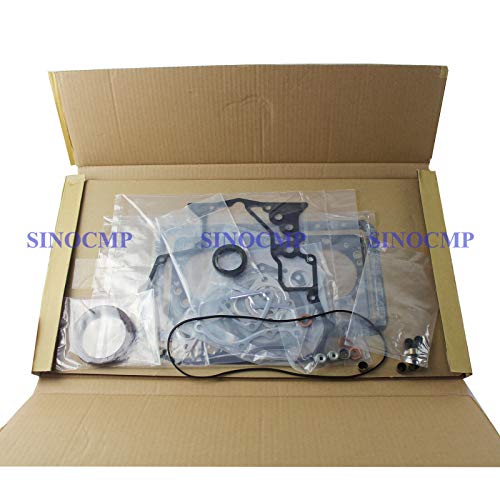 D902 Engine Gasket Kit - SINOCMP Excavator Parts for Kubota KX41-3 Excavator BX25 Tractor&Utility Vehicle, 3 Month Warranty
