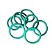 Industrial Seal O-Ring, 5.3mm Wire Diameter Seal O Rings Green FKM Oil Seal Gasket 90mm to 120mm Inner Diameter Rubber Sealing Washer Plumbing Round(120mm ID)