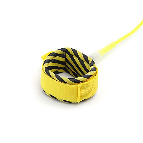 Anself Trela ​​de Surf Surf Leash Leash Aço Suave Swivel Surf Perna Raia Paddleboard 6FT / 8FT / 10F