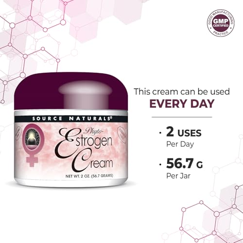Image of Supersmart - Phyto-Estrogen Cream - with Pomegranate Juice Extract Natural Source of Oestrone - Liposomal Delivery Ensuring The Best Possible Absorption | Non-GMO & Gluten Free - 2 Oz / 56.7g