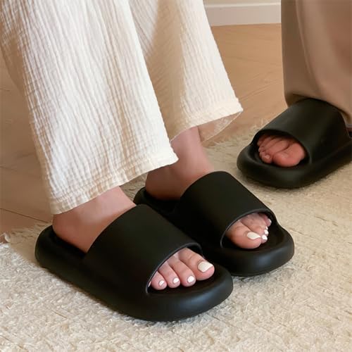 New Cloud Slides for Women and Men - Non-Slip Thick Sole Pillow Slippers, Soft, Comfy, Relax Shower Sandals, Easy to Clean, Indoor and Outdoor Shoes4