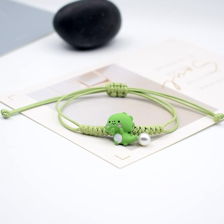 4 Pcs Unique Dinosaurs Bracelets Beaded Colorful Luck String Rope Chain Cord Thread Braided Good Protection Friendship Wish Bracelet Jewelry for Women Men - Image 6
