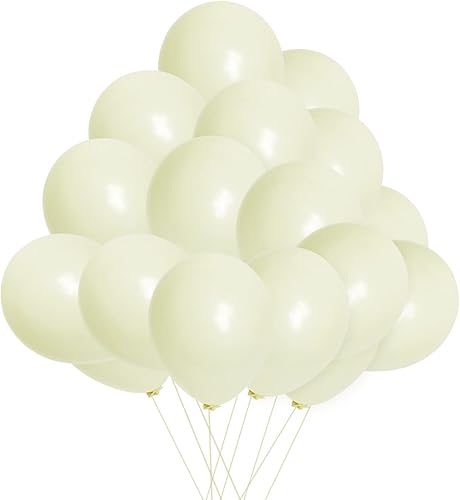 VUMSUM Globos amarillos de látex de 5 pulgadas, globos de fiesta de color amarillo, globos de fiesta de cumpleaños para fiesta, baby shower,