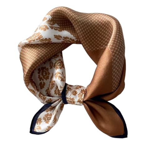 Image of ANDANTINO 100% Mulberry Silk Scarf -21 inch Square Neckerchief with Gift Packed