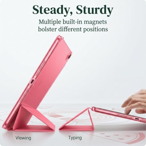 Image of MOCA Case for 7.9 inch inch iPad mini 1 Mini 2 Mini 3 iPad A1432 A1454 A1455 A1489 A1601 A1490 A1491 A1599 A1600 Translucent Back Stand Flip Cover case (Water Melon)