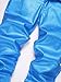 Mens Disco Faux Leather Skinny Pants for Men Stretch Slim Fit Costume Night Club Theme Party Shine Blue