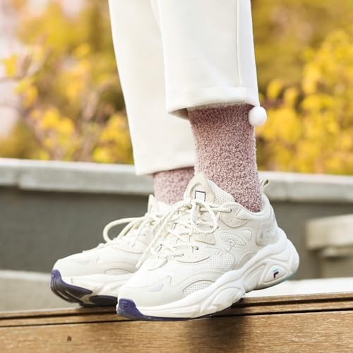 Image of 5 Pairs Fuzzy Socks for Women, Winter Warm Womens Super Soft Cozy Socks
