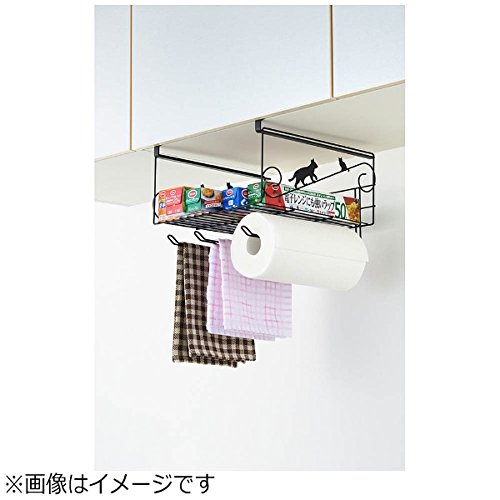 Amazon｜ヨシカワ 日本製 キッチンペーパーホルダー ブラック
