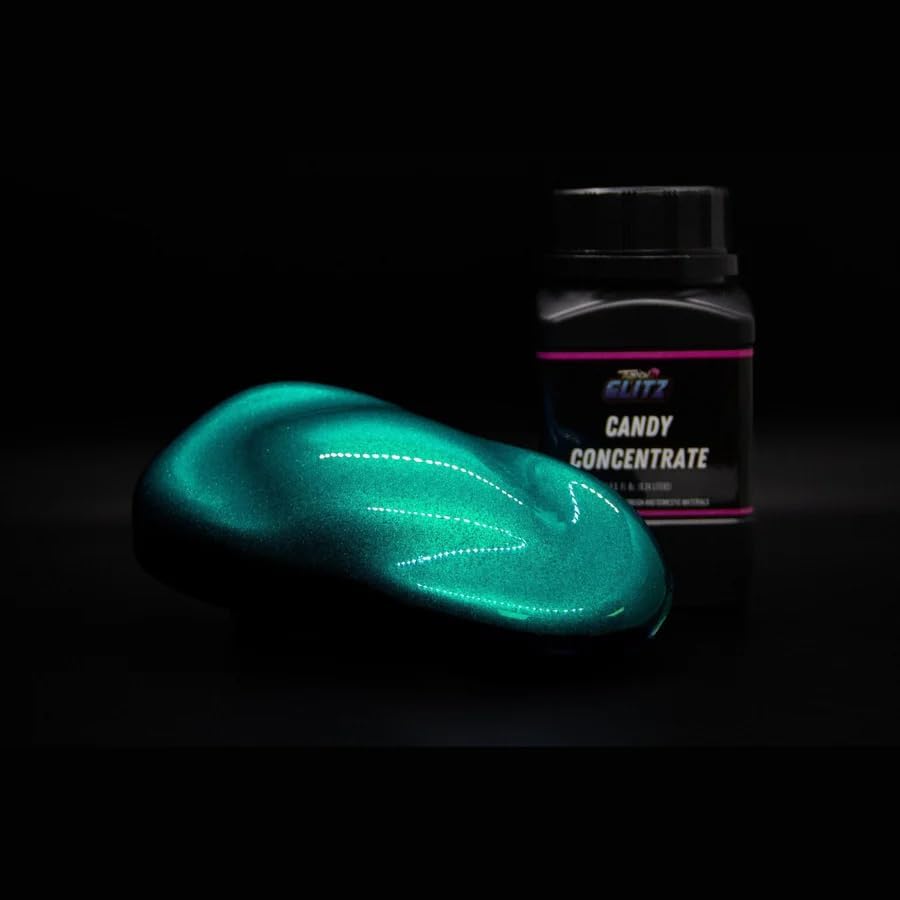 Tropical Glitz Aqua Candy Concentrate – Automotive Paint Custom Color, High-Gloss Finish, 8oz Bottle