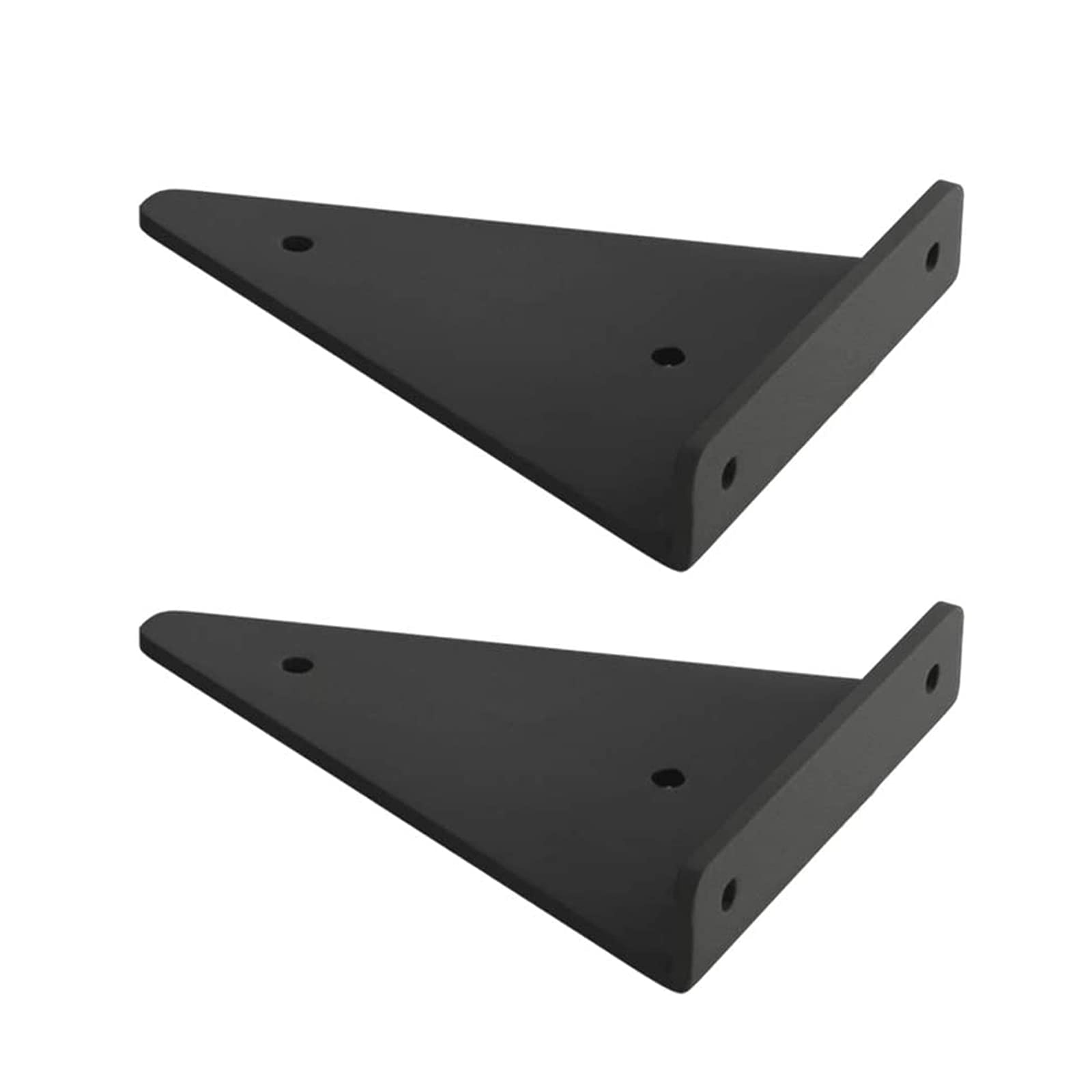 Staffe per mensole galleggianti da 2 Pezzi, Staffe per mensole triangolari montate a Parete, Staffe per mensole in Ferro Metallico, Staffe per mensole nascoste per Il Fissaggio/Riparazione/collegamen