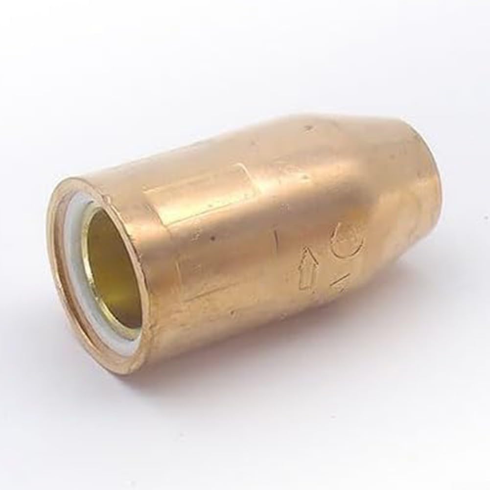 Confezione da 5 ugelli di saldatura MIG in rame VNS50F Velocity Flush filettatura fissa da 1/2", per parti di ricambio per saldatori Fusion serie 140/180/220/250