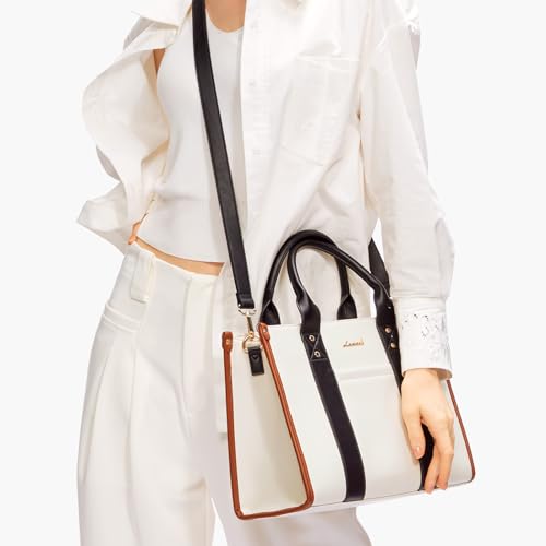 Image of LOVEVOOK Purse for Women Leather Tote Bag Purse and Handbags, Satchel Shoulder Crossbody Top Handle Bags with Zipper