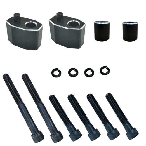 Street Glide Driver Floorboard Extensions, Driver Floorboard Extenders Kit 1'' For 2009-2019 2020 2021 2022 Touring Models Road King Electra Glide Road Glide Include Bolts And Spacers #TOP3