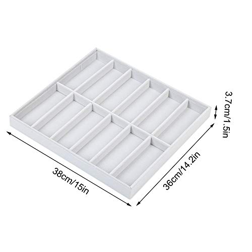 Boîte de rangement de lunettes à 12 grilles Ejoyous