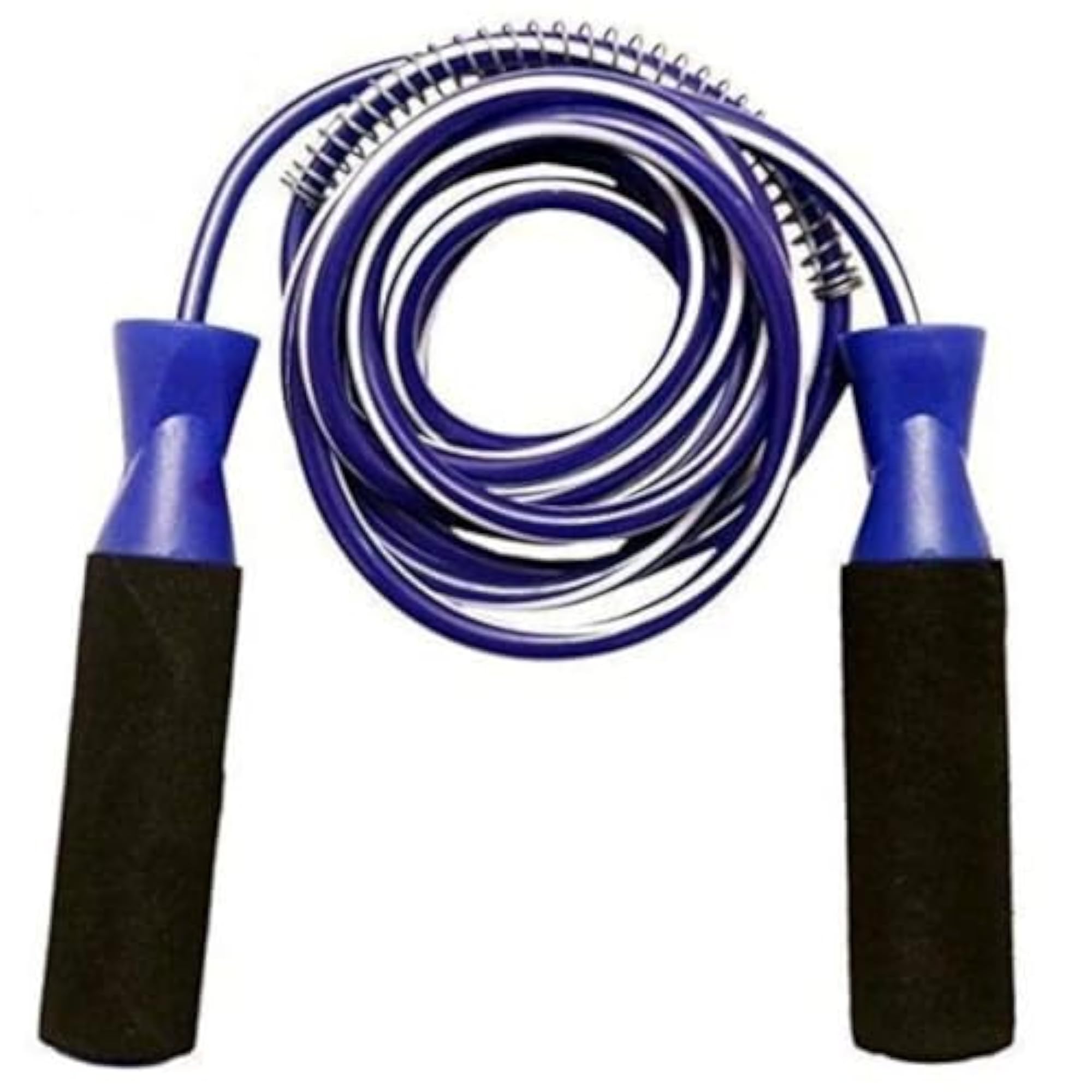 Standard Jumping Skipping Rope with Comfortable PVC Blue Handle