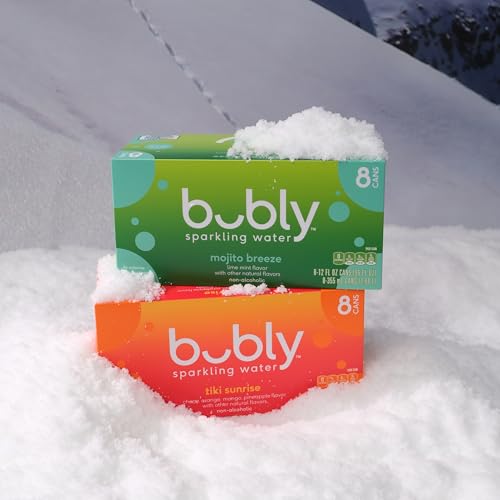 Image of Bubly Sparkling Water, Mojito Breeze, 12 Fl Oz x 8 Count