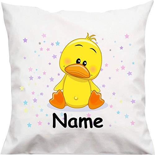 Riesige Enter Taste USB Kissen Große Enter Taste Key Kissen Knopf Office Schaum Nickerchen Kissen Anti Stress Relief Größe Vent Werkzeuge, Nap Kissen für Büro, Zuhause Computer benutzen 2 Shirtinstyle Kopfkissen, Küken Ente mit Wunschname, Text, Wunschtext, Kinder Kinderzimmer Deko, Dekokissen mit Füllung, Motiv, Logo, Name, Größe 40x40cm