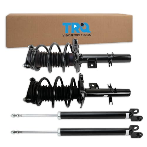 Image of TRQ Front and Rear Complete Strut Assembly & Shock Absorber Kit Complete Strut & Coil Spring Assembly Compatible with 2019-2022 Nissan Altima