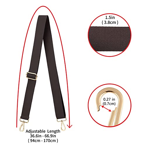 Image of ZOOEASS Wide Shoulder Strap (Solid),Adjustable Replacement Belt Crossbody Canvas Bag Handbag
