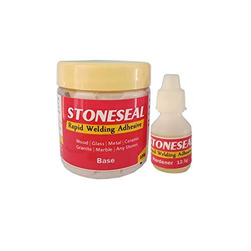 LEXY! Stoneseal - Rapid Welding Adhesive 112 gm (Base 100g + Hardener 12g)