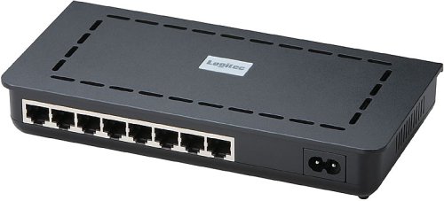 ロジテック、ギガビット対応8ポートハブ「LAN-GSW08P&frasl;HGW」発売 ギガビットスイッチングハブLAN-GSW08P/HGW／ロジテック