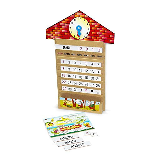 Calendário Relógio Carlu Brinquedos