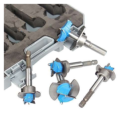 Set de 5 brocas para madera 15-35mm ajustables miniatura 7