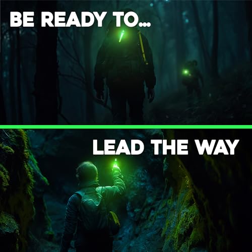 Be Ready - Industrial 12 hour Illumination Emergency Safety Chemical Light Glow Sticks (12 Pack Green) – Bild 6