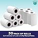 Thermal Receipt Paper for Pax Terminal Printers by Paper Planet | 30 Rolls | Compatible with A920 S920 A800 A930 A910