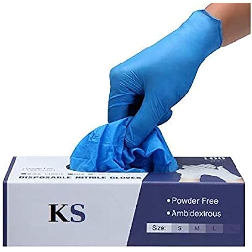 Nitrile Hand Gloves Medium Pack of 50