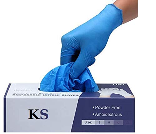Kashi Surgicals Powder Free Nitrile Hand Gloves (Pack of 50) Medium Food Grade, Non Tearable, Ce & Fda Approved, Made In M... - Review, Price and Buying Guide