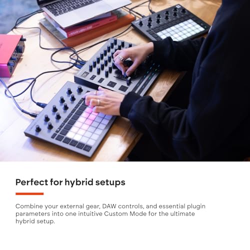 Image of Novation Launch Control XL 3 - USB Powered, MIDI Control Surface and Mixer for DAW and Hardware Integration with 8 Faders, 24 Endless Encoders, 5-Pin MIDI I /O, and Music Software Bundle | USB-C Bus-Powered, 5-Pin Midi in and Out and Out2-Thru, 16 Assignable Buttons, 128x64 OLED