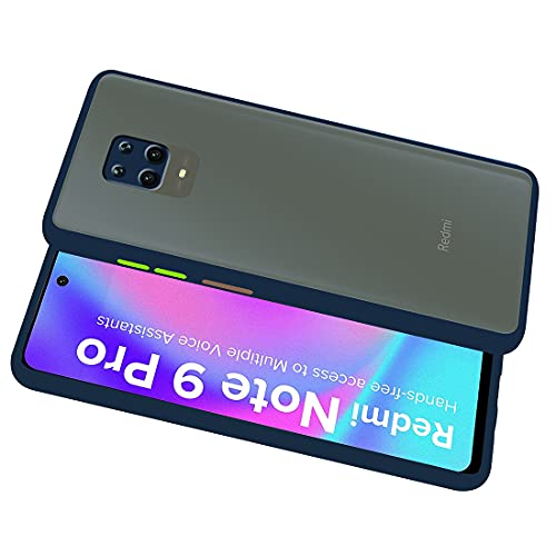 Image of Back Cover for Mobile (Silicon, TPU+Plastic Smoke Case-Blue)