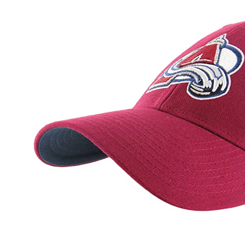 Colorado Avalanche Cap '47 Cardinal Snapback avec Visière Courbée Sport