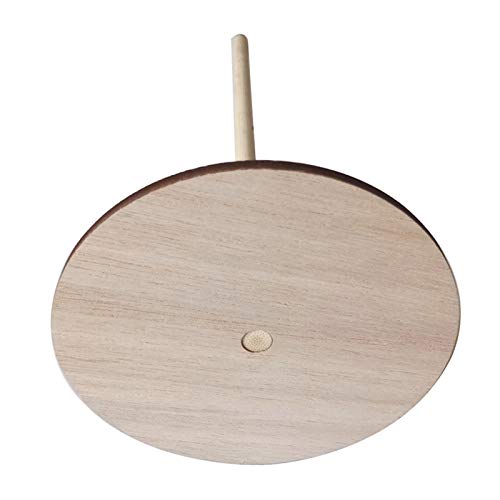 Baugger - Titular rosquinha de madeira Suporte de rosca Titular Decoração de festa de casamento Supr