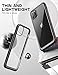 SUPCASE Unicorn Beetle Style Series Case Designed for iPhone 11 Pro 5.8 Inch (2019 Release), Premium Hybrid Protective Clear Case (Black)