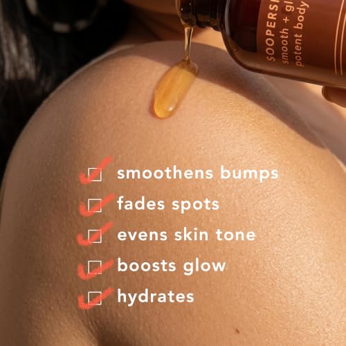 Image of Boofootel SooperDuo Face & Body Serum Combo for Pigmentation & Bumpy Skin | Multi-Active Serums: Vitamin C, Niacinamide, Glycolic Acid, Peptides & Hyaluronic Acid for Uneven Tone, Rough Texture & Glow
