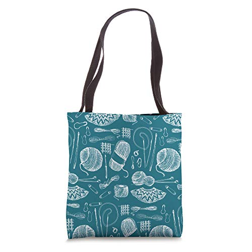 Crochet Pattern Yarn Lover Knitting Gift For Crocheter Tote Bag