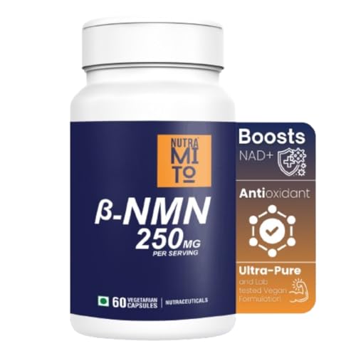 Image of NMN Supplement | 60 Veg Capsules | 250mg Beta NMN | NAD+ Booster | 99% Pure for Energy, Strength & Focus, Healthy Aging