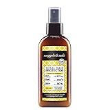 USO: Aplicar sobre el cabello húmedo o seco antes del uso de herramientas de calor para el cabello, como las planchas o secadores, y antes de la exposición solar. Se puede aplicar como toque final de peinado para realzar el brillo natural del cabello.