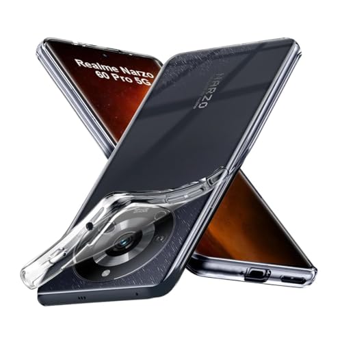 Image of Dashmesh Shopping Transparent Back Case Cover for Realme Narzo 60 Pro 5G / Realme 11 Pro 5G / Realme 11 Pro Plus 5G (Soft Silicone & Flexible & Camera Protection Back Case)