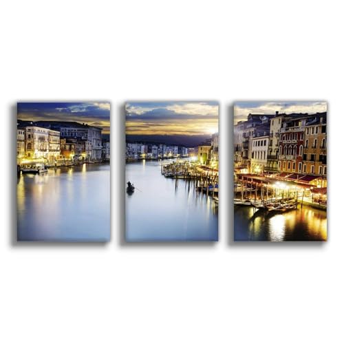 Toile du Grand Canal de Venise pour créer une ambiance voyage dans votre salon