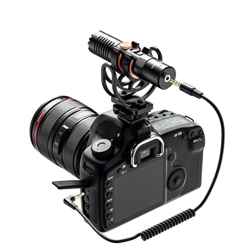 Microphone Canon USB Comica Vm10 Pro Double Mode avec Contrôle de Gain Précis