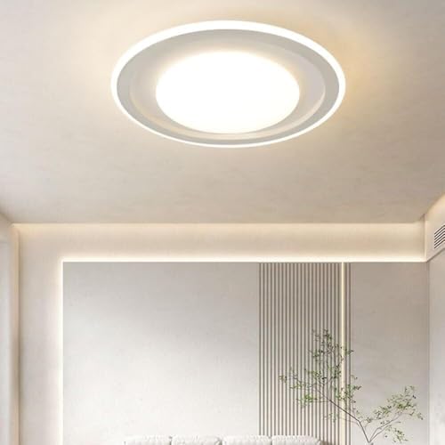 Lámpara de techo moderna circular LED para iluminación interior de salones 4