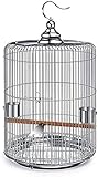 Vogelkäfig aus Edelstahl – Großer Flugkäfig mit Metallhaken für den Außenbereich, in 6 Größen erhältlich