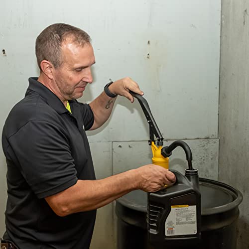 Oemtools 24472 Fluid Pump/Siphon | Works In 15, 30, & 55 Gallon Drums With 1.25 Inch Or 2 Inch Npt Bung | Pump Fluid, Oils, Chemicals, Or Detergents From Large Storage Drums | Easy-To-Use Hand Pump #TOP6